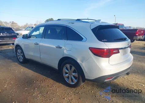 2014 Acura Mdx Advance Pkg W/Entertainment Pkg из США, поврежденный, VIN 5FRYD3H84EB017426